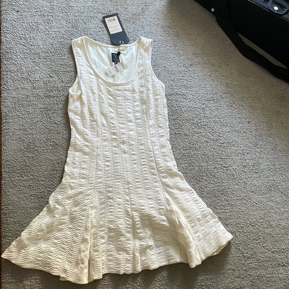 NWT rag & bone white mini dress